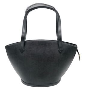 VINTAGE Louis Vuitton Saint Jacques Handbag Epi Leather GM Black - 1993